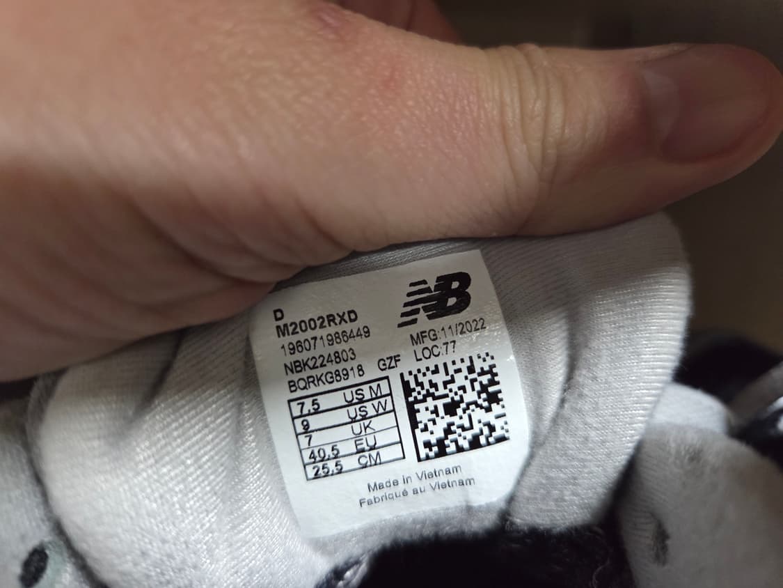 뉴발란스 2002 고어텍스 블랙 그레이 255 상품이미지7