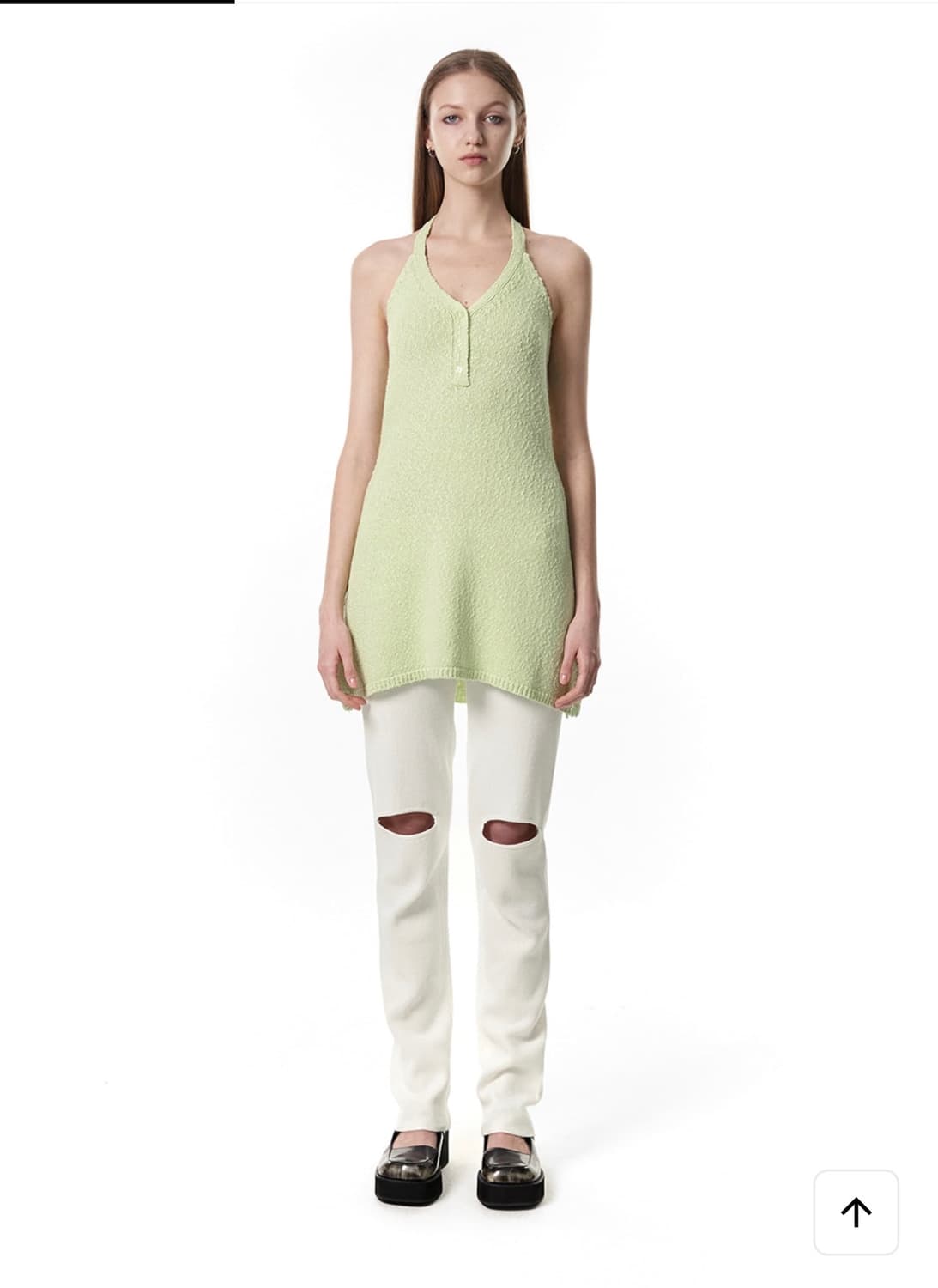 세릭 CERRIC front cut-out knit pants 상품이미지2