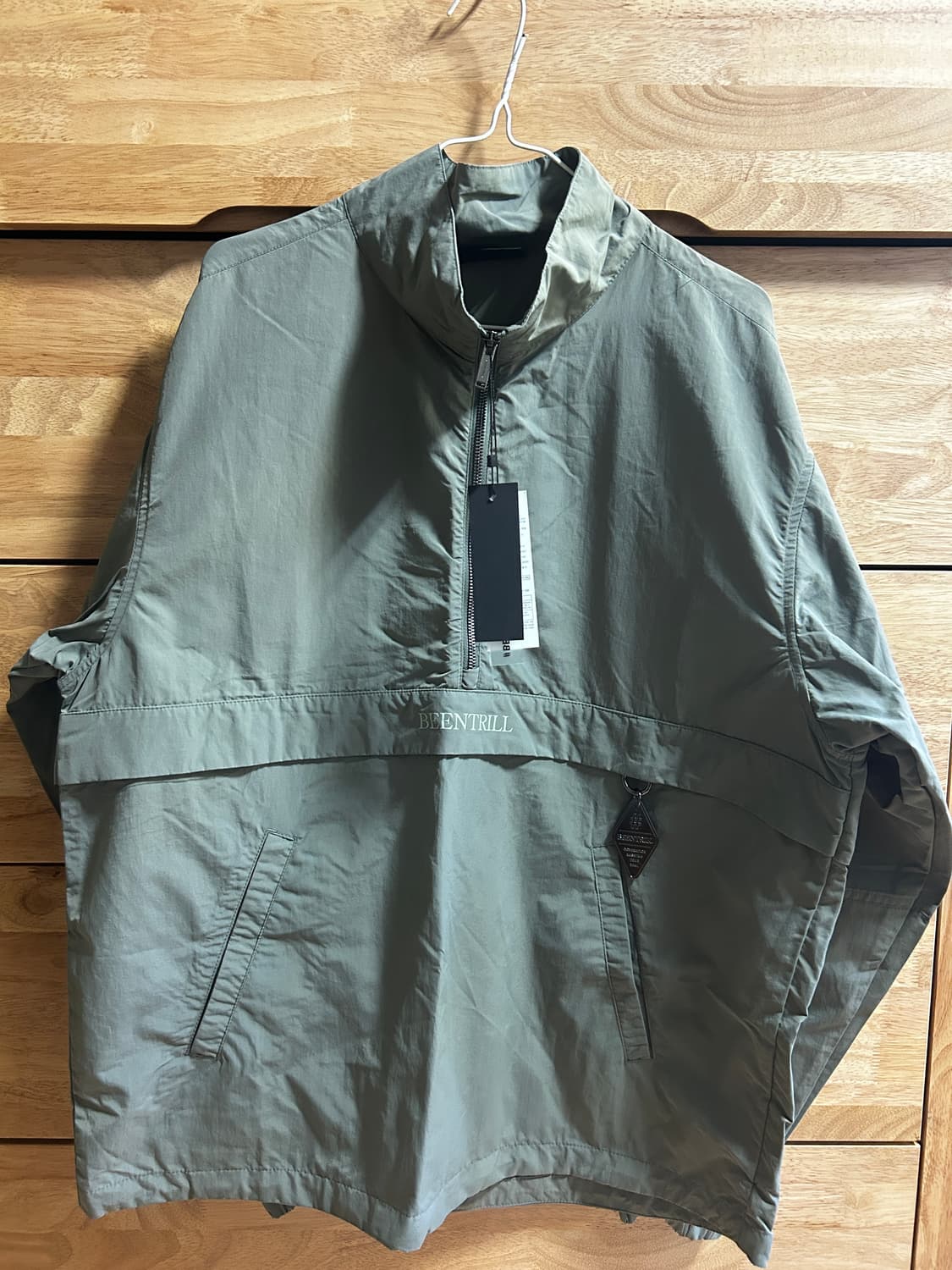 새상품)빈트릴 윈드쉴드 오버핏 아노락 카키 상품이미지2