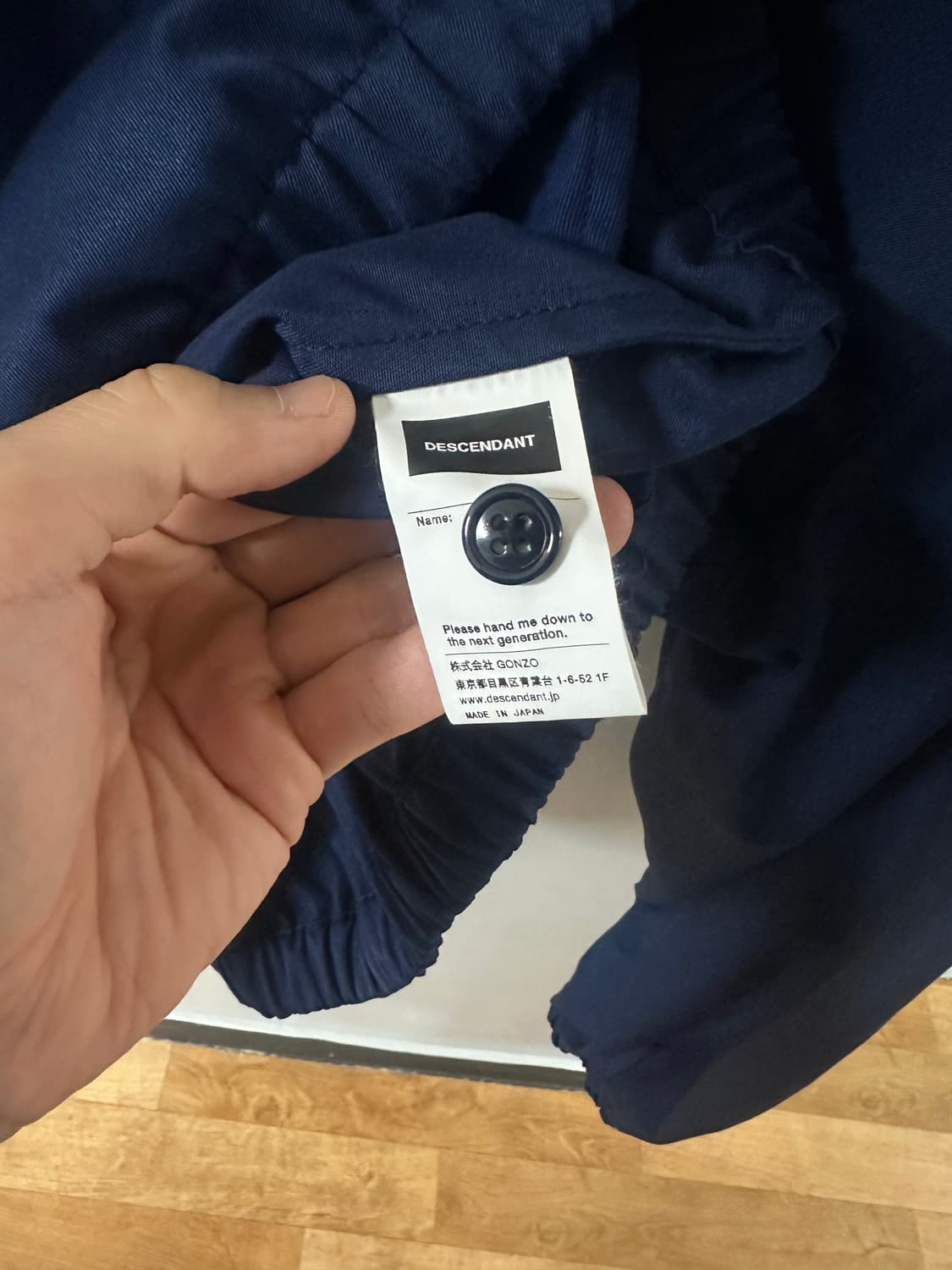 디센던트 블루종 자켓 퍼플 2사이즈 상품이미지5