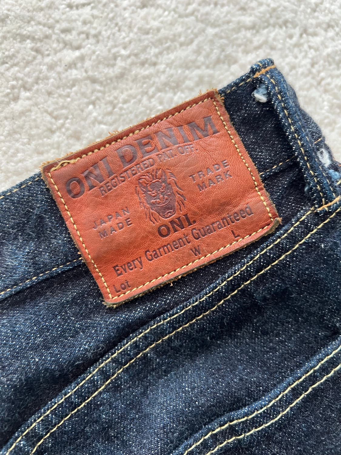 오니 데님 288 셀비지 상품이미지2