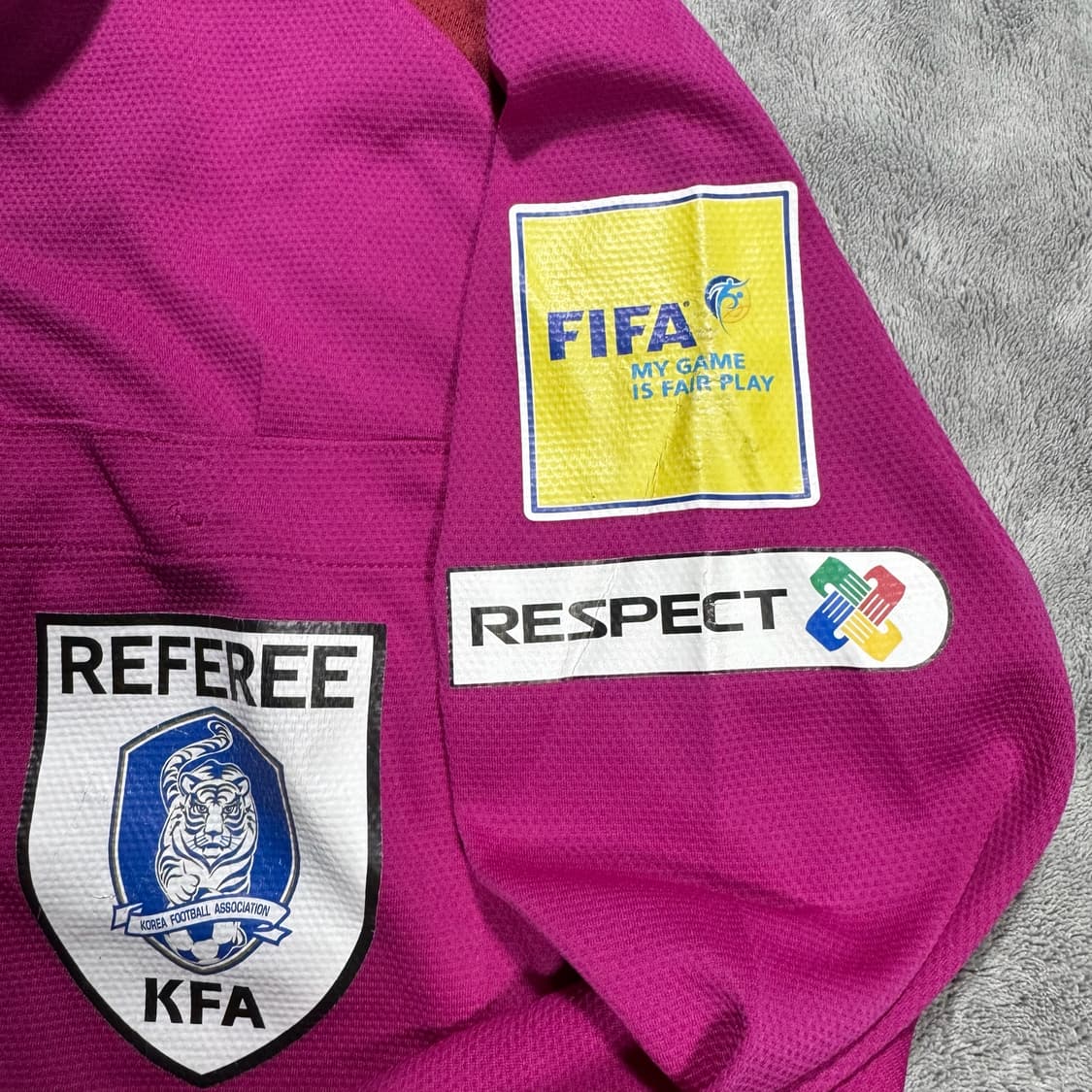 kfa 자주색 레프리 심판 티셔츠 상품이미지3