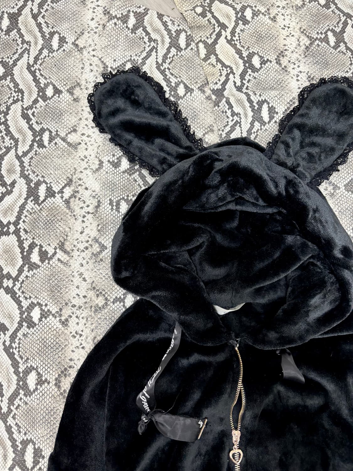 “Vintage” Rabbit Ears Hood Over-Fit Hood 상품이미지4