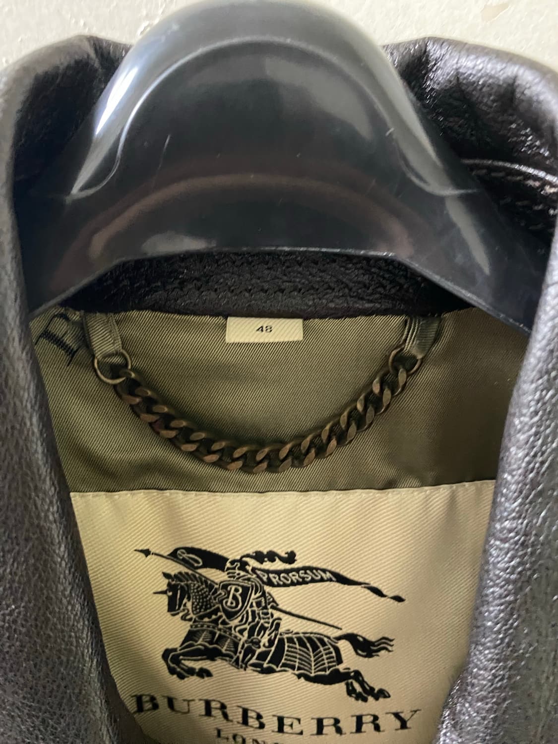 버버리 레더 피코트 상품이미지9