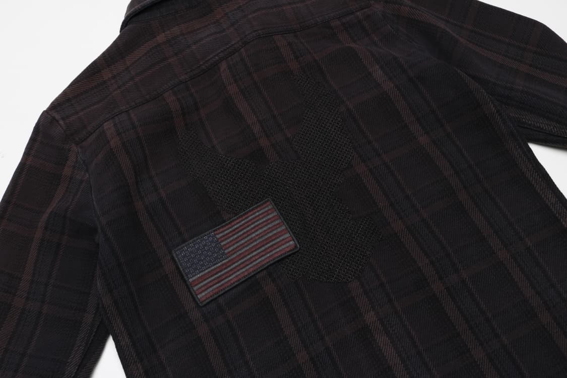 [S] 할리데이비슨 체크 바이커 셔츠 상품이미지7