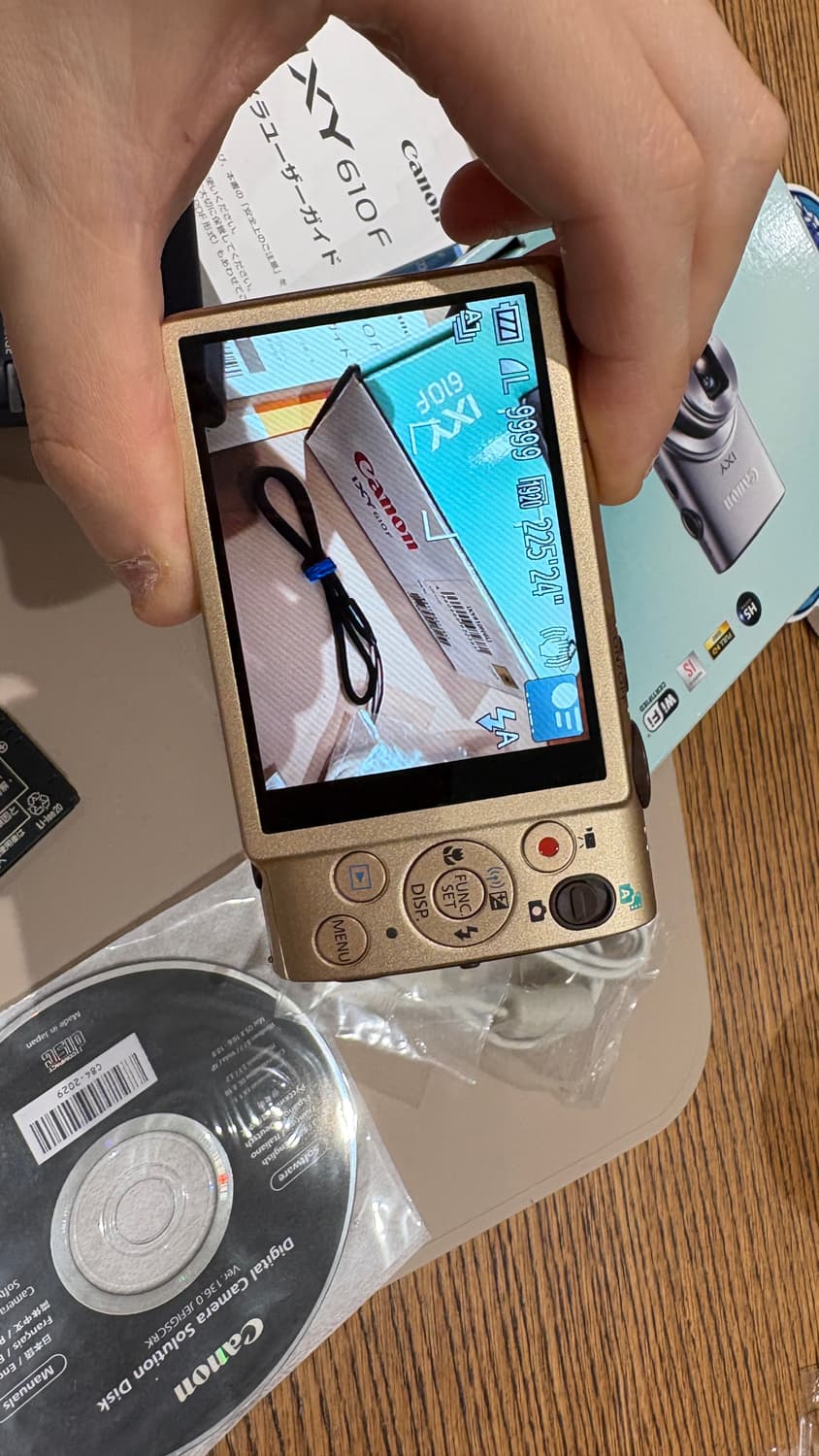 신품급)캐논 익시 610F (익서스 255 HS) 빈티지디카 상품이미지4