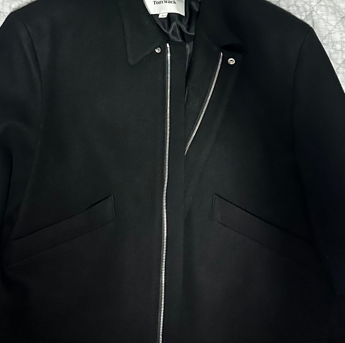 토니웩 / 버진울 크롭자켓 블랙 / XL 상품이미지7