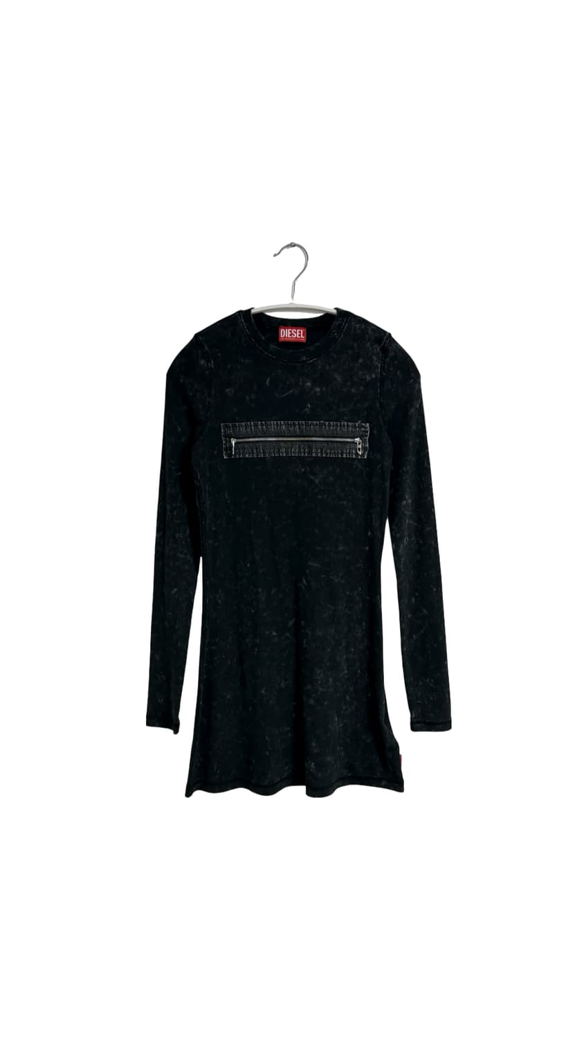 디젤 지퍼 로고 니트 상품이미지1