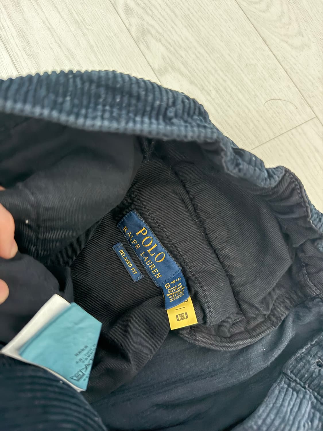 폴로 랄프로렌 프렙스터 코듀로이 팬츠 네이비 S 상품이미지2