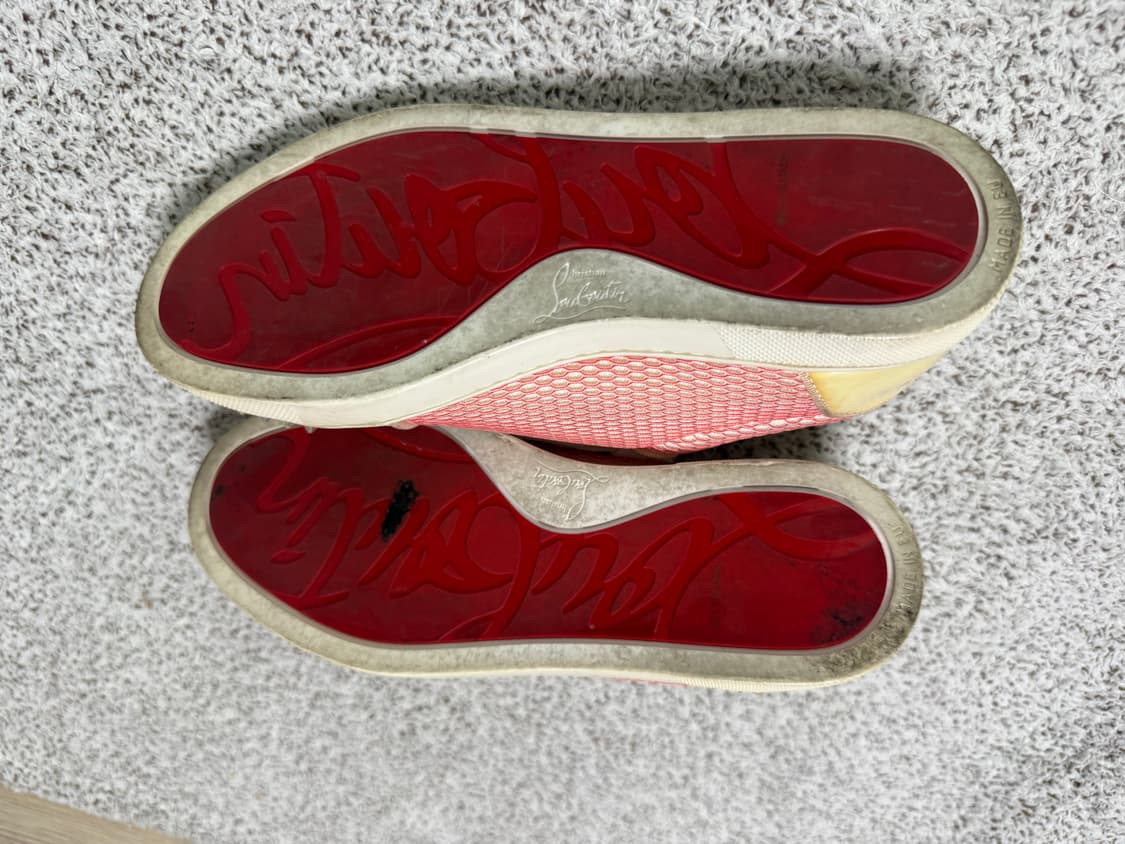 크리스찬루부탱 핑크 스터드 스니커즈 230 상품이미지6