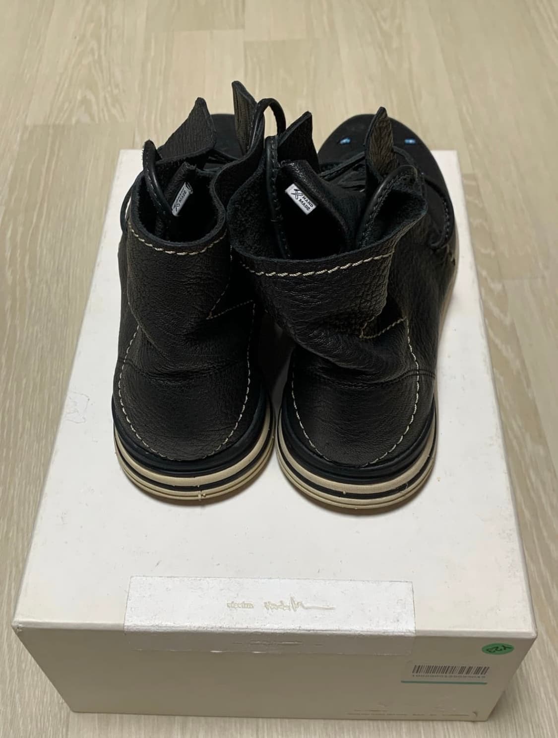 비즈빔 (visvim huron moc hi-folk) 블랙 10사이즈 상품이미지2