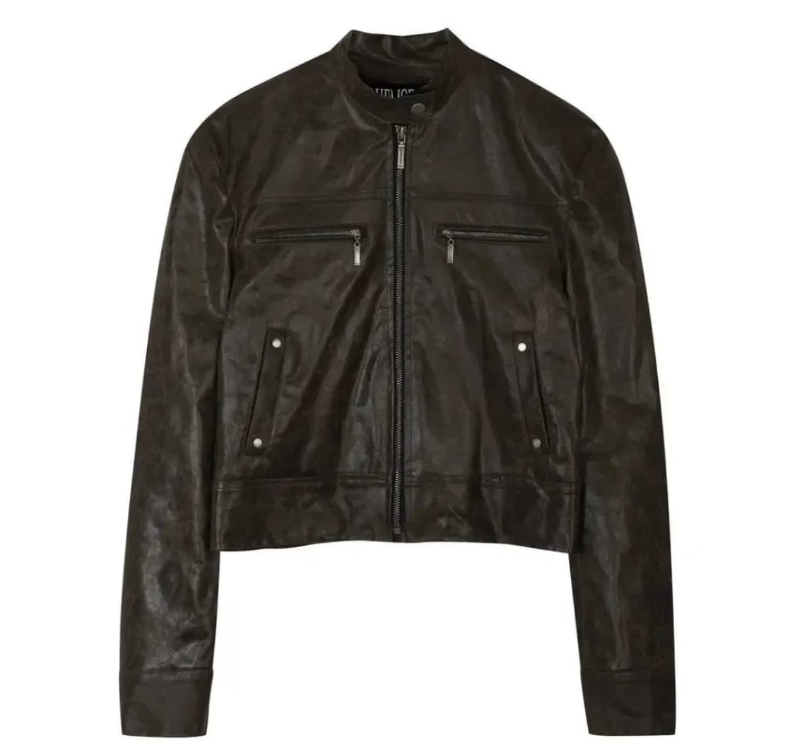 보헤미안 서울 빈티지 레더 숏 자켓 브라운 상품이미지1