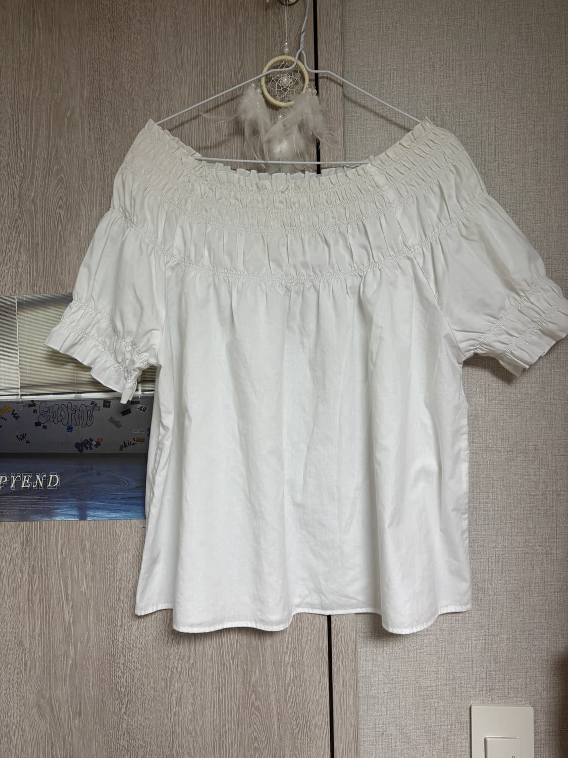 마루 빈티지 화이트 청순 블라우스 상품이미지1