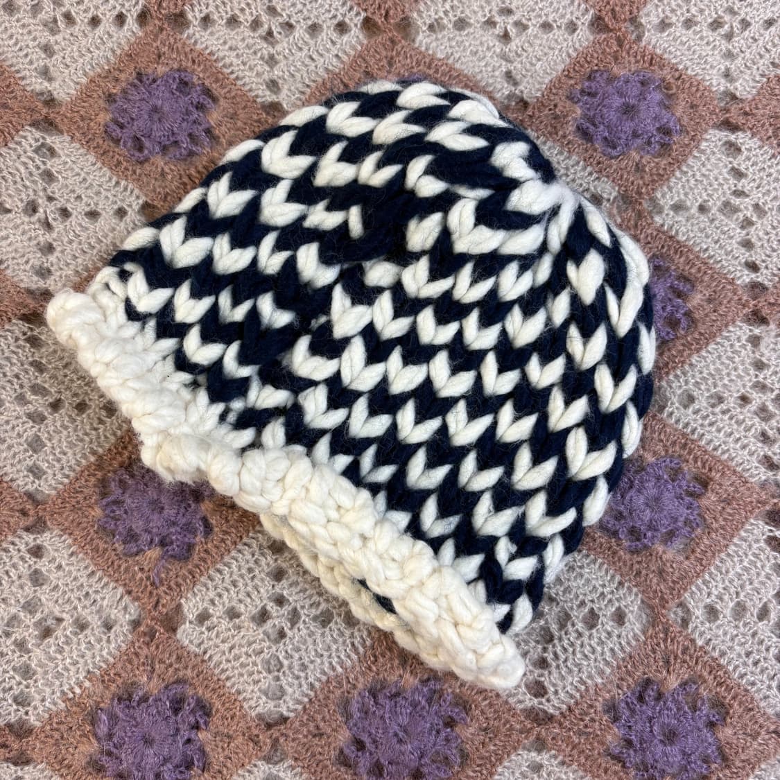 Diesel 디젤 코위찬 비니 니트 모자 made in ITALY 상품이미지4