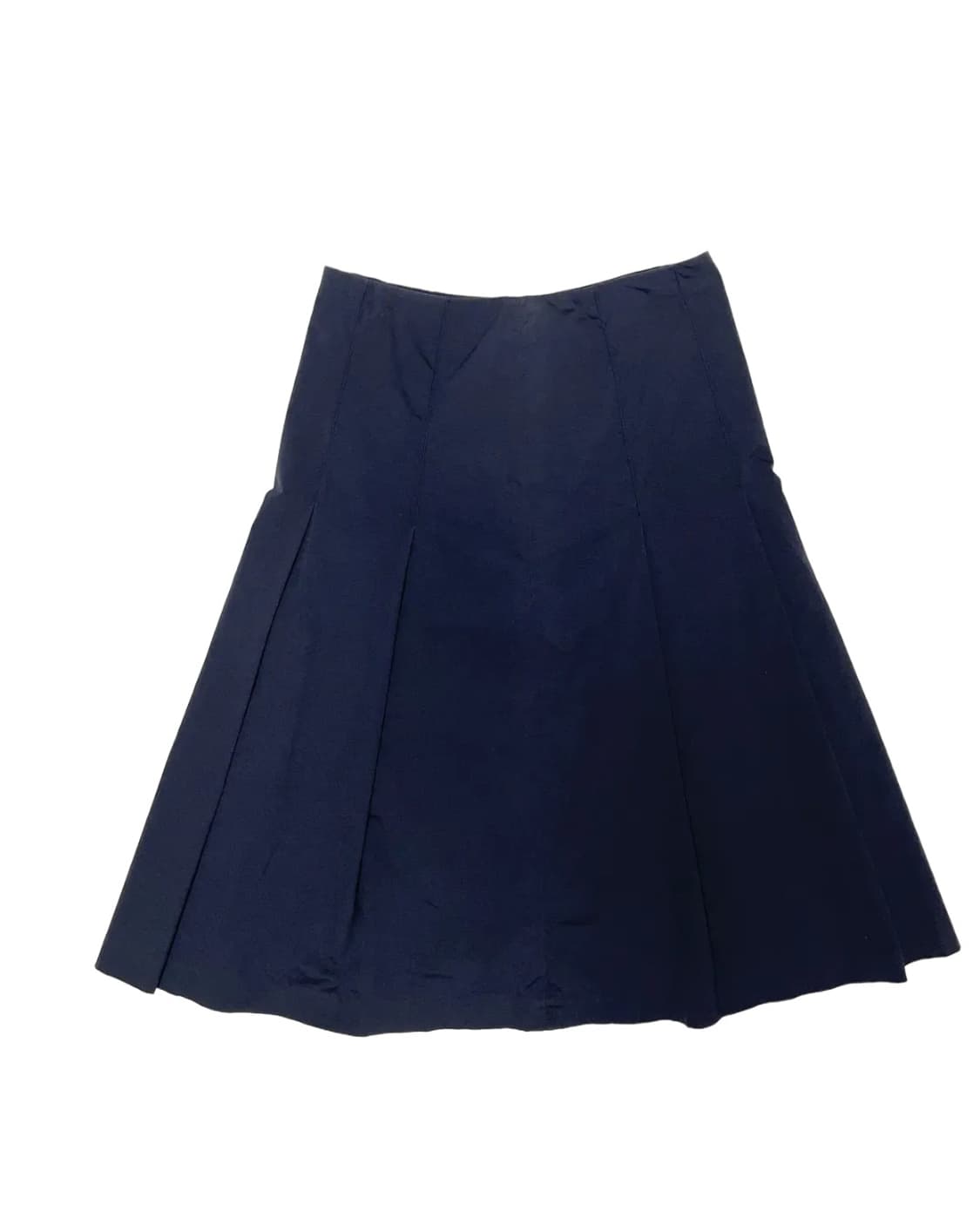 Navy pin tuck skirt 상품이미지1