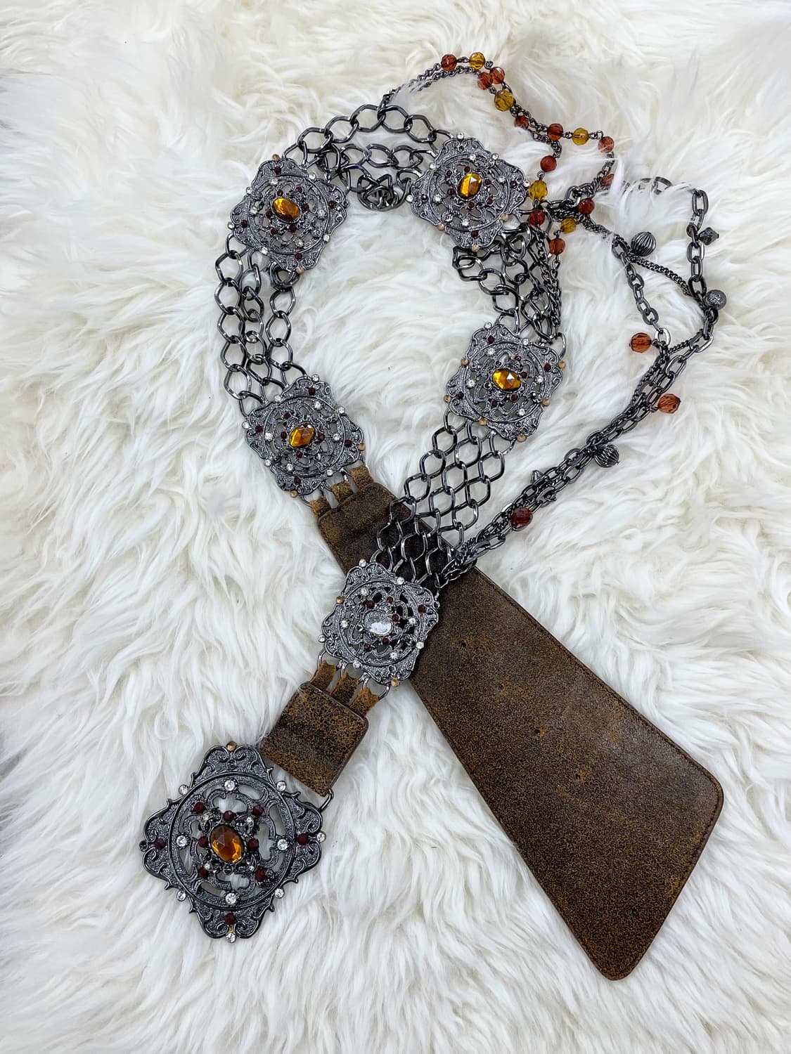 오리엔탈 페어리 레이어드 체인 벨트 상품이미지5