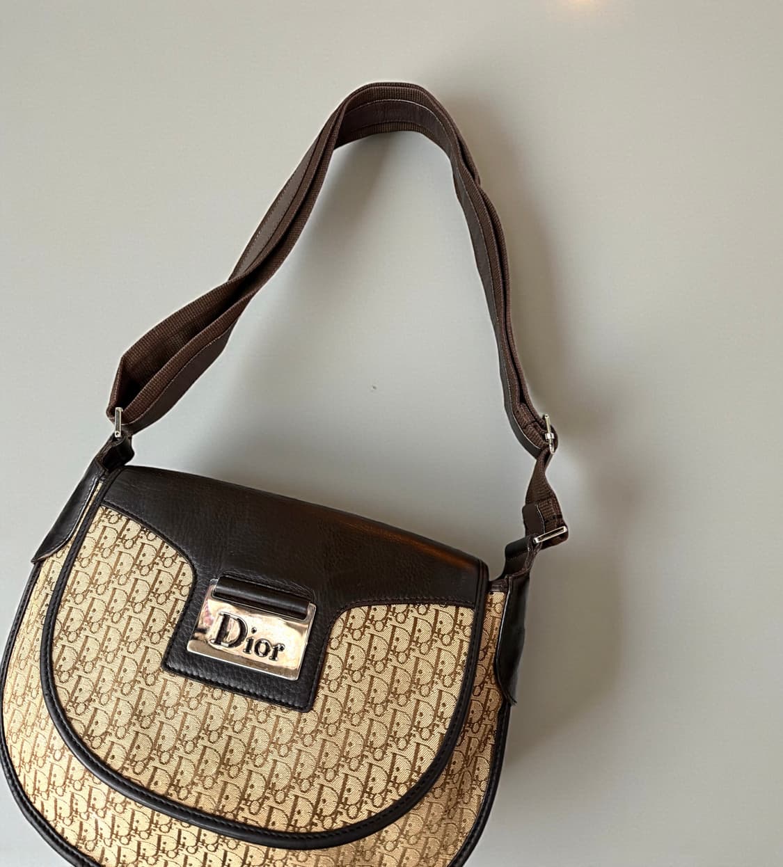 디올 2001AW 오블리크 레더 크로스백.숄더백 상품이미지4