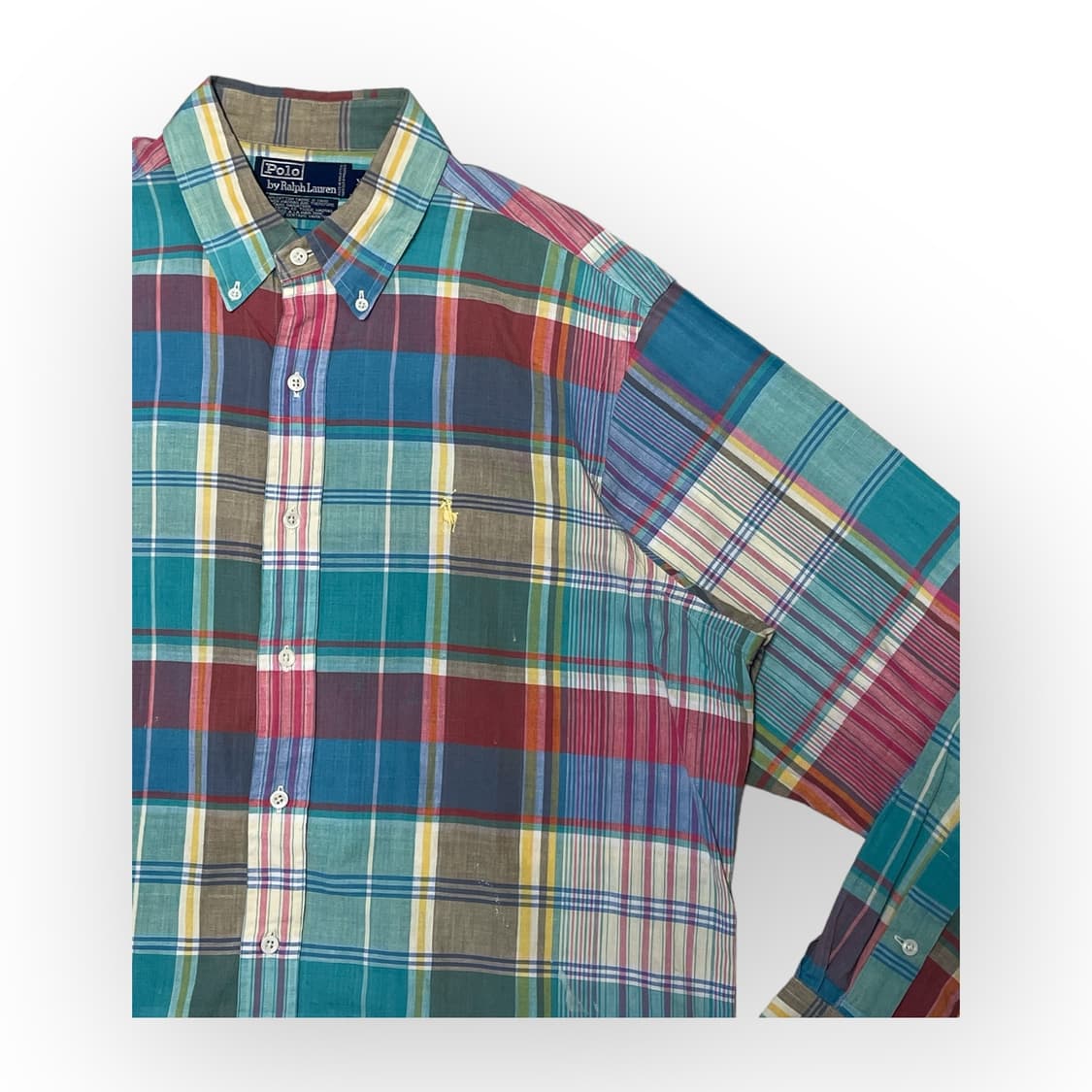 XL)폴로 마드라스 셔츠 상품이미지2