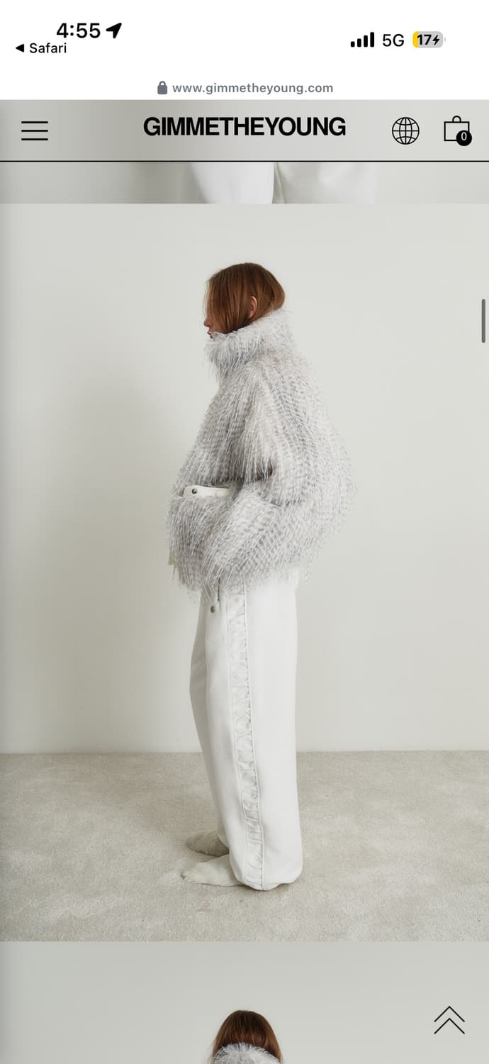  김미더영 퍼 리버시블 점퍼 퍼자켓FUR REVERSIBLE JUMPER 상품이미지4