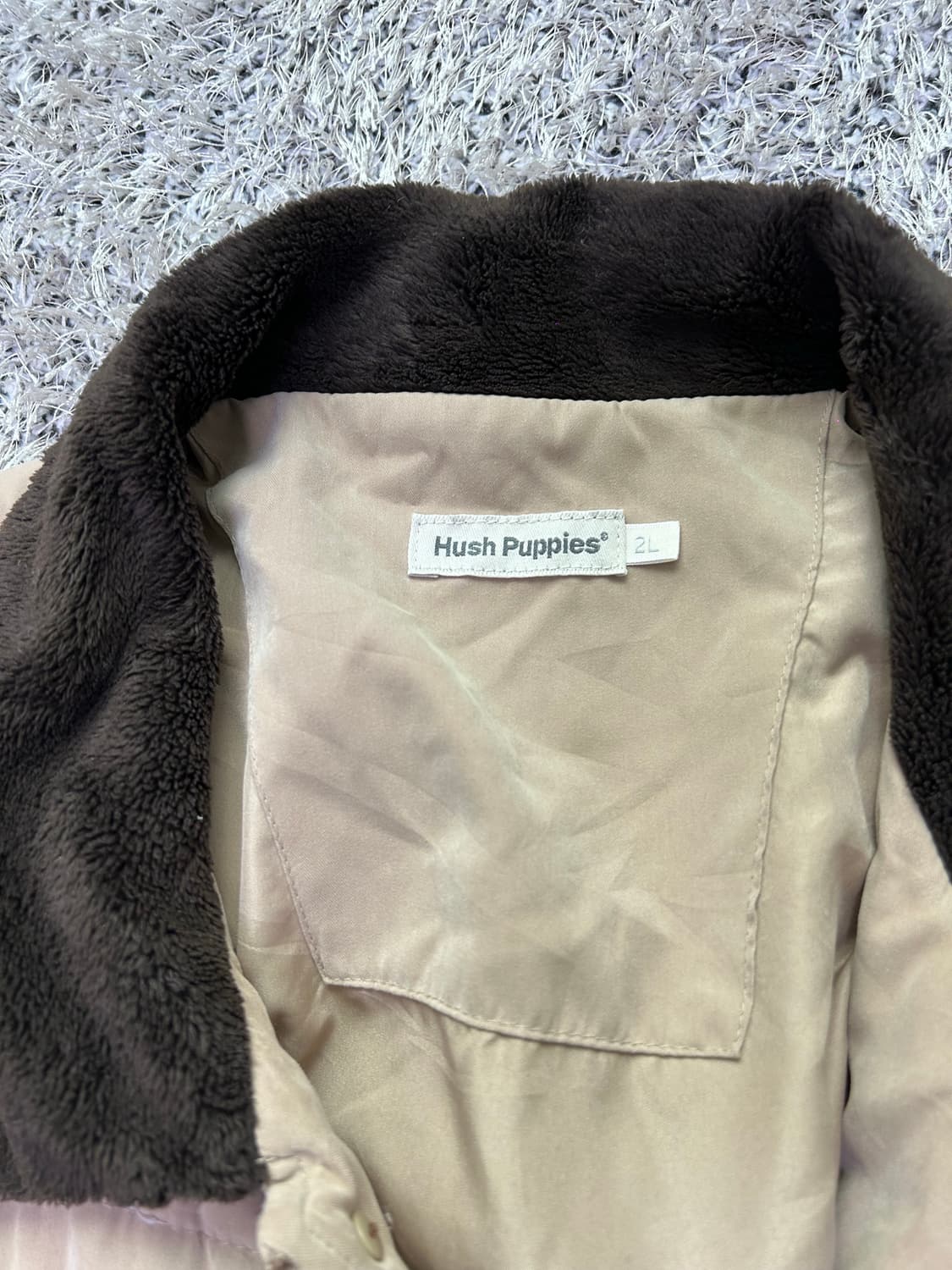 일본판 허쉬파피 베이지 패딩 사이즈 105~110 상품이미지3