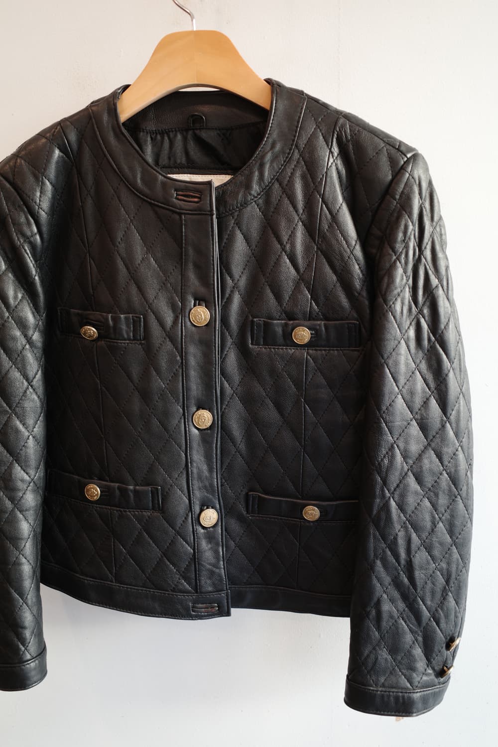 Japan brand 양가죽 퀼팅 자켓 상품이미지2