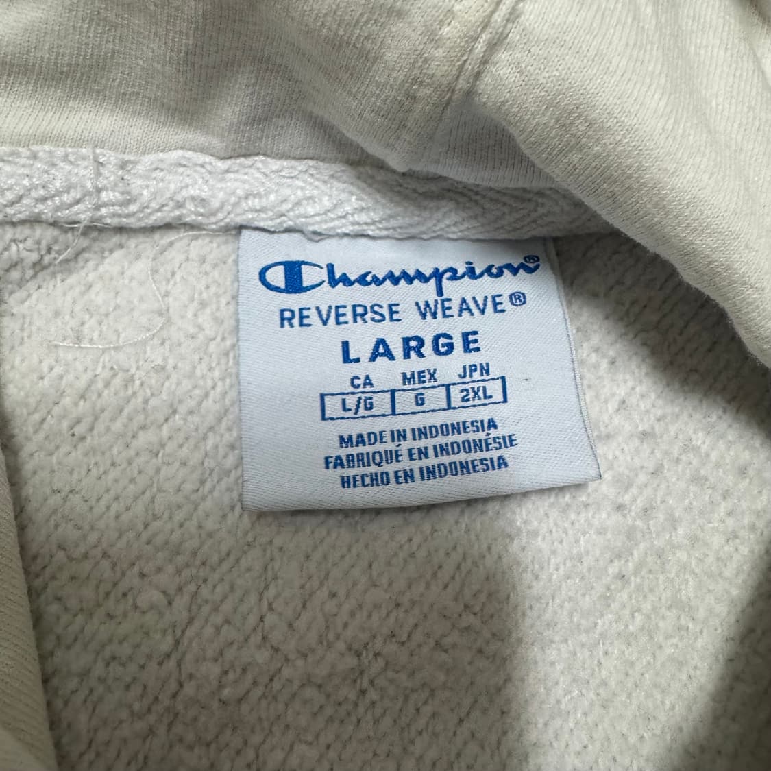 챔피온 리버스위브 후드티 상품이미지3