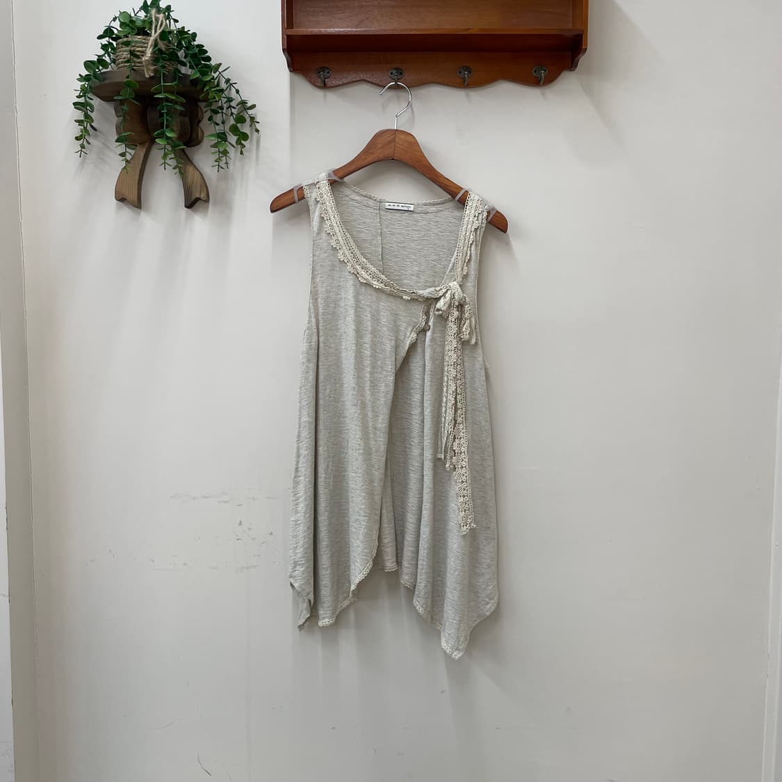 하구미 모리 슬리브리스 랩 가디건 da da de epatant 상품이미지1