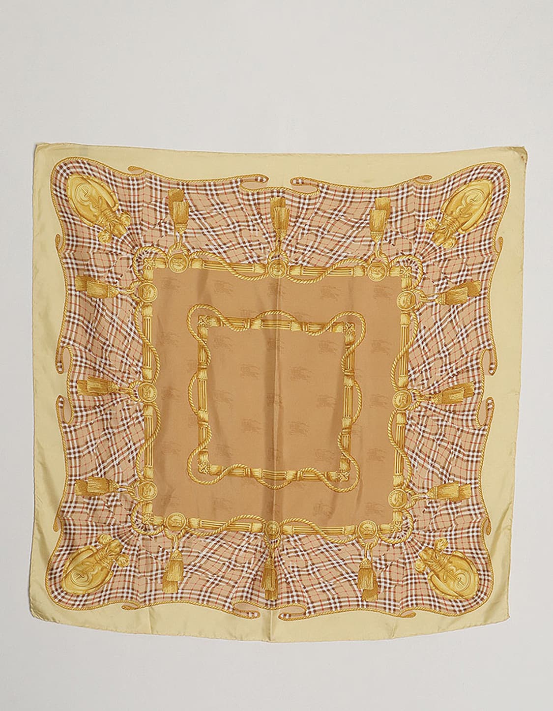 90's Burberry Silk Scarf 상품이미지1