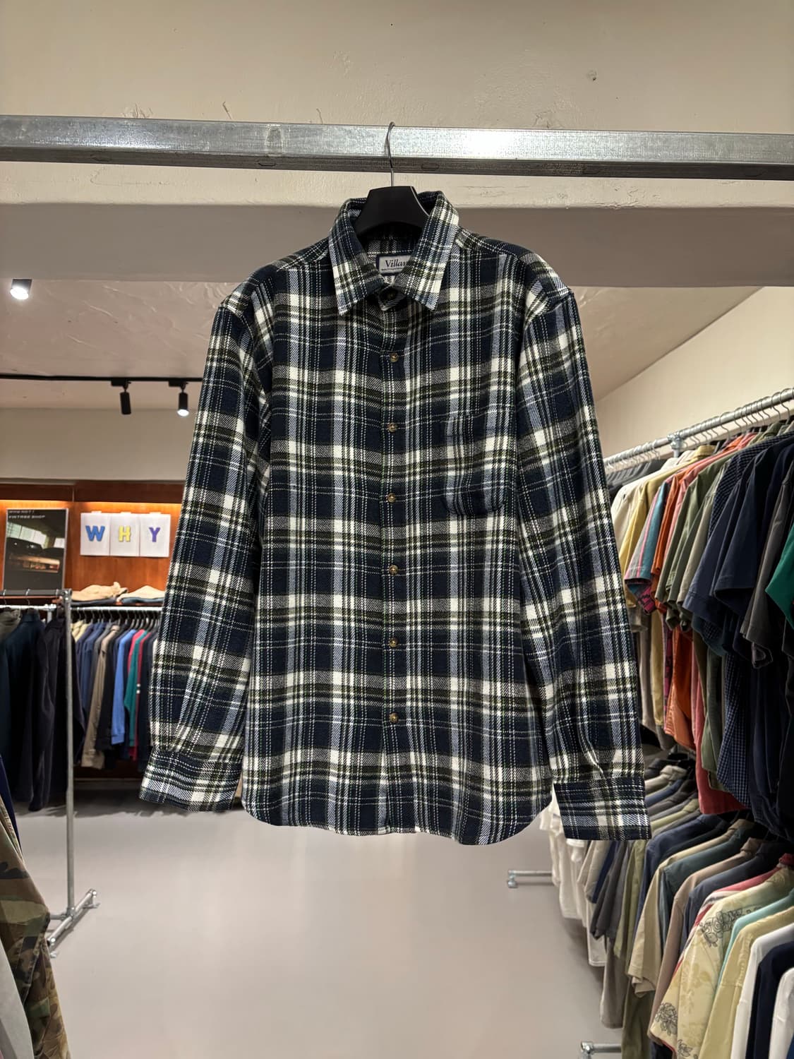 빈티지 플란넬 셔츠 상품이미지3