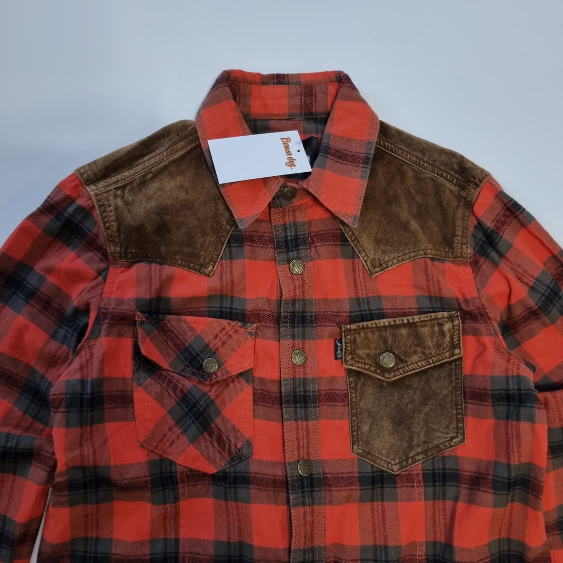 버커루 웨스턴 체크 셔츠 상품이미지4