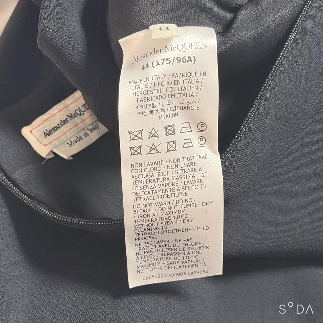 알렉산더맥퀸 블랙 레이스 포인트 나시 원피스 44 상품이미지10