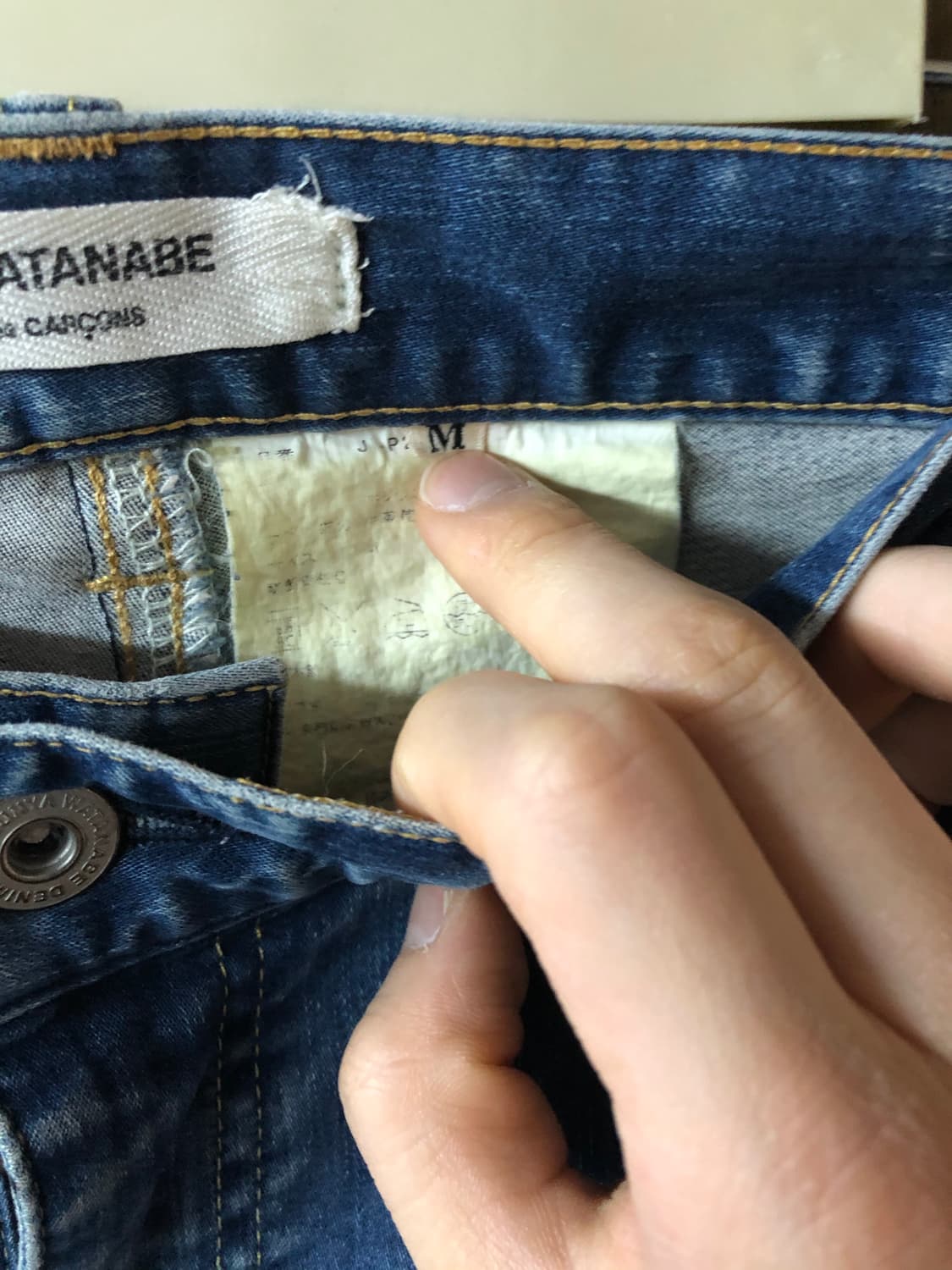 Junyawatanabe 데님 팬츠 M 상품이미지3
