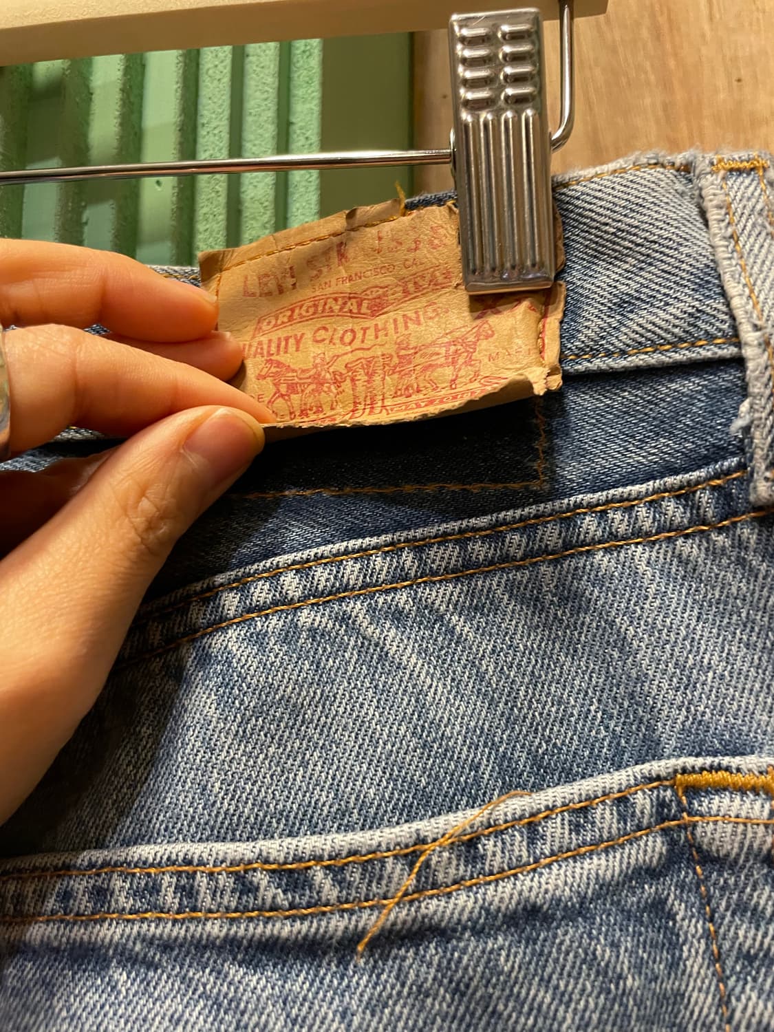 1990’s Levi’s 501xx Denim Made In USA 상품이미지9