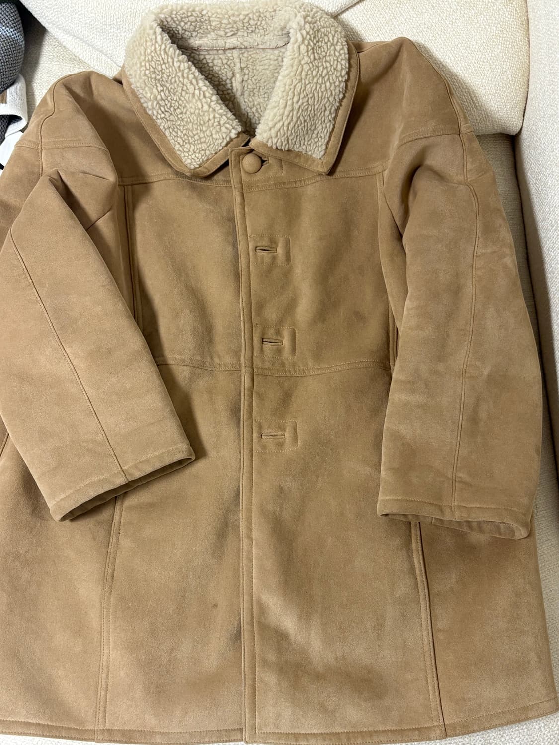 오버듀플레어 무스탕 상품이미지1