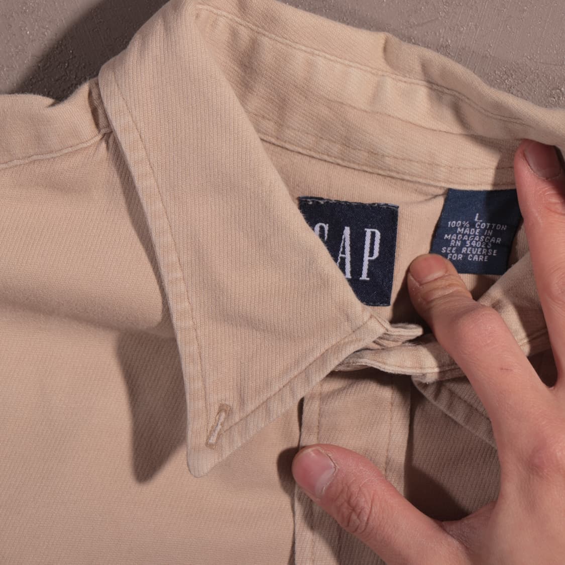 90s 갭 헤비코튼 셔츠 상품이미지3