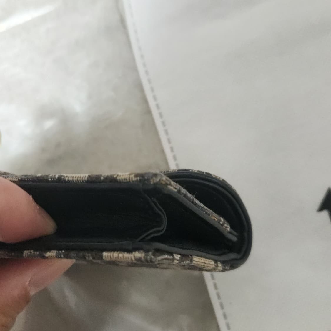 [정품/os] 디올 오블리크 새들 카드지갑 상품이미지5