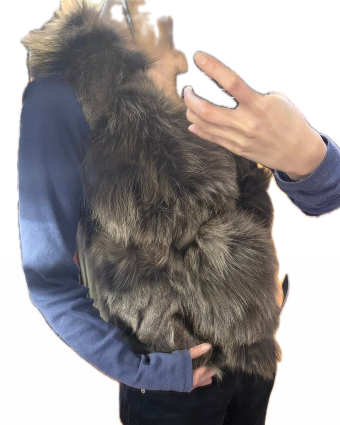 fox 퍼 조끼  상품이미지4