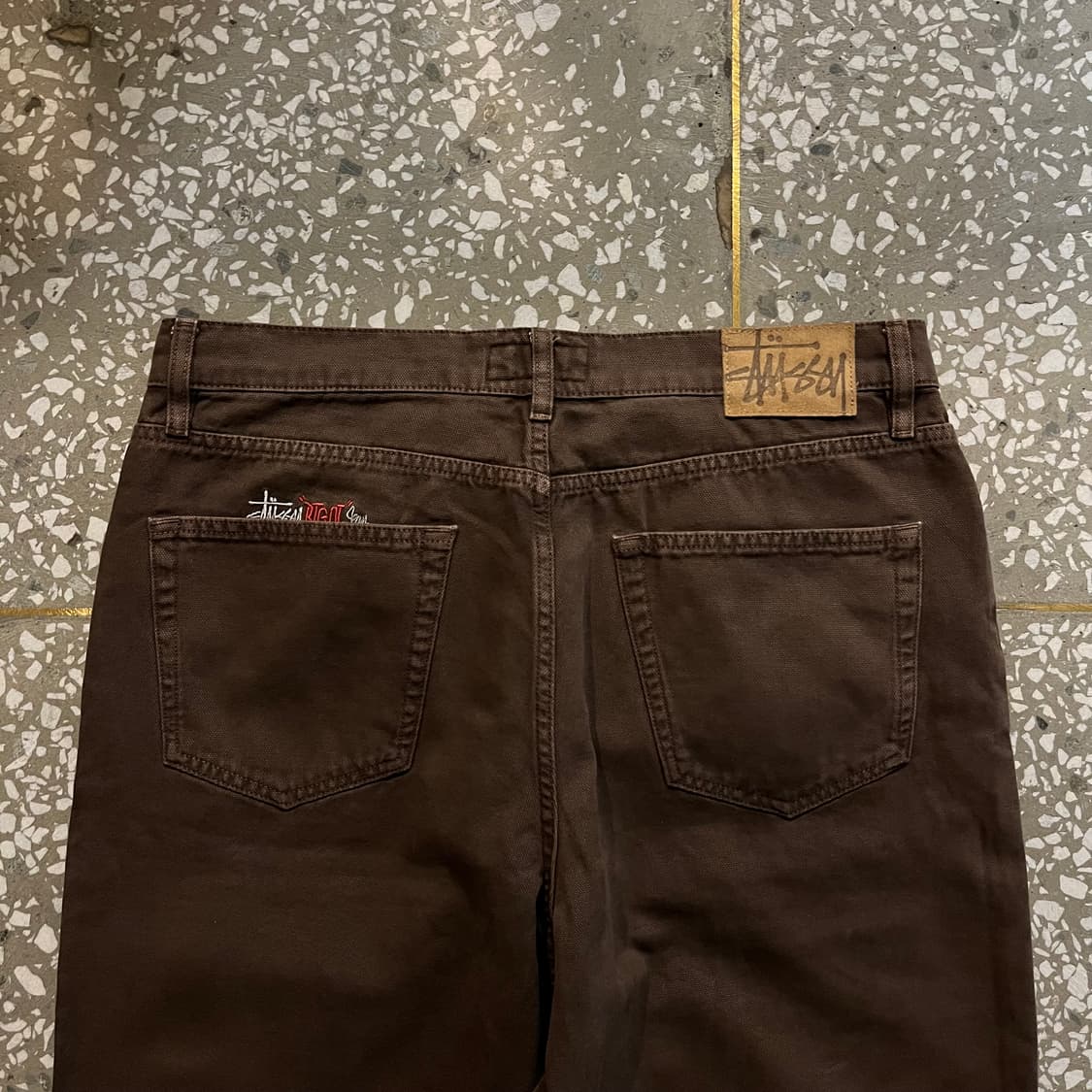 스투시 big ol jean 브라운 상품이미지6