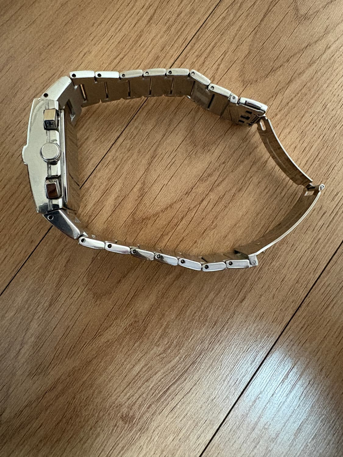 세이코 알바 메탈 스퀘어 크로노그래프 10기압 시계 상품이미지5