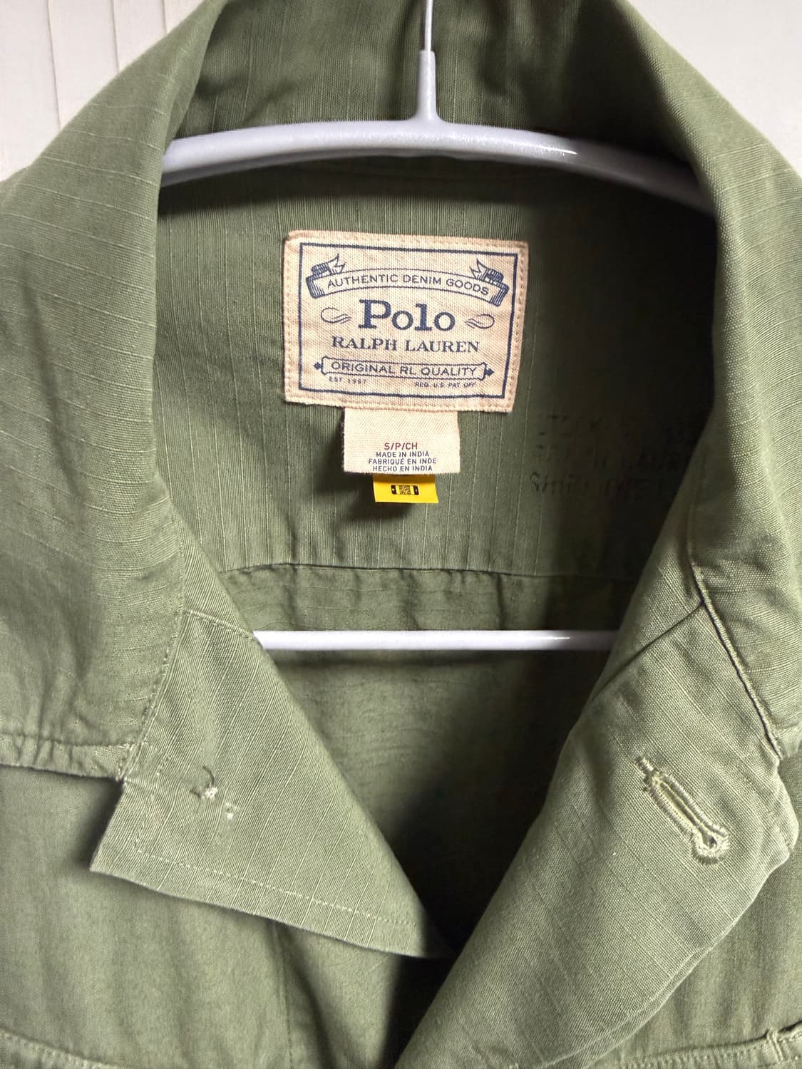 [무료배송] [S] 폴로랄프로렌 립스탑 퍼티그오버셔츠 상품이미지3