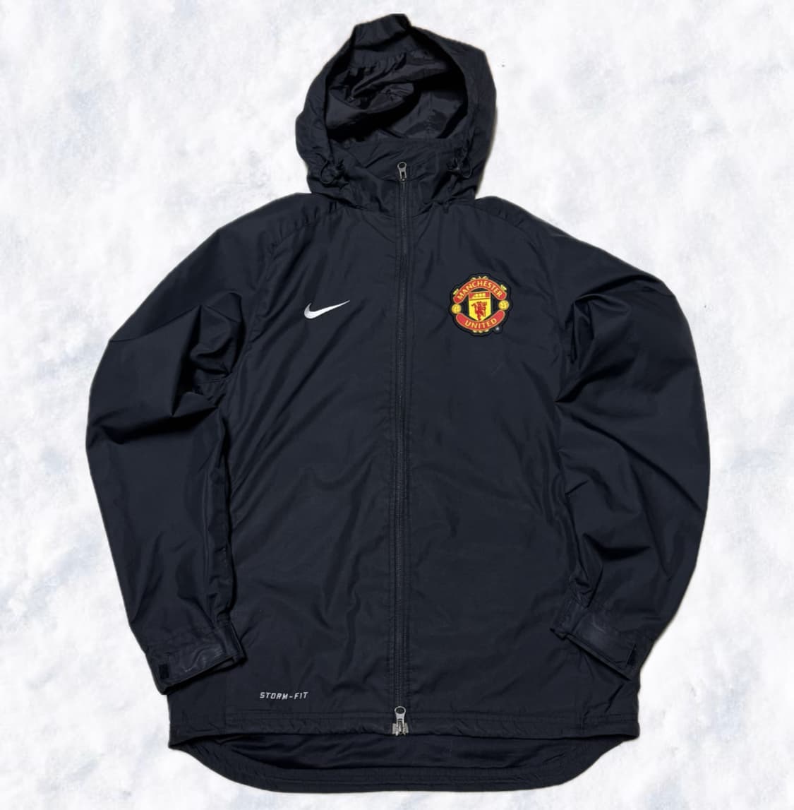 나이키 맨유 블랙 후드 투웨이 윈드러너 상품이미지2