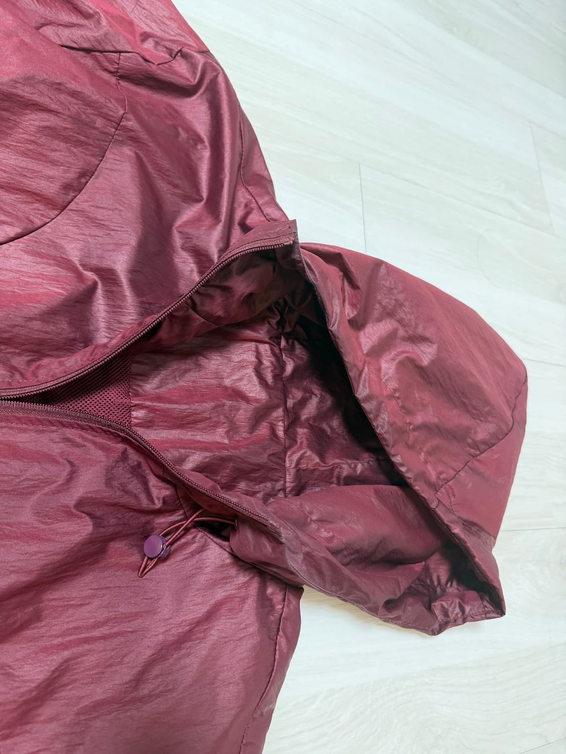 버건디 윈드 브레이커 상품이미지1