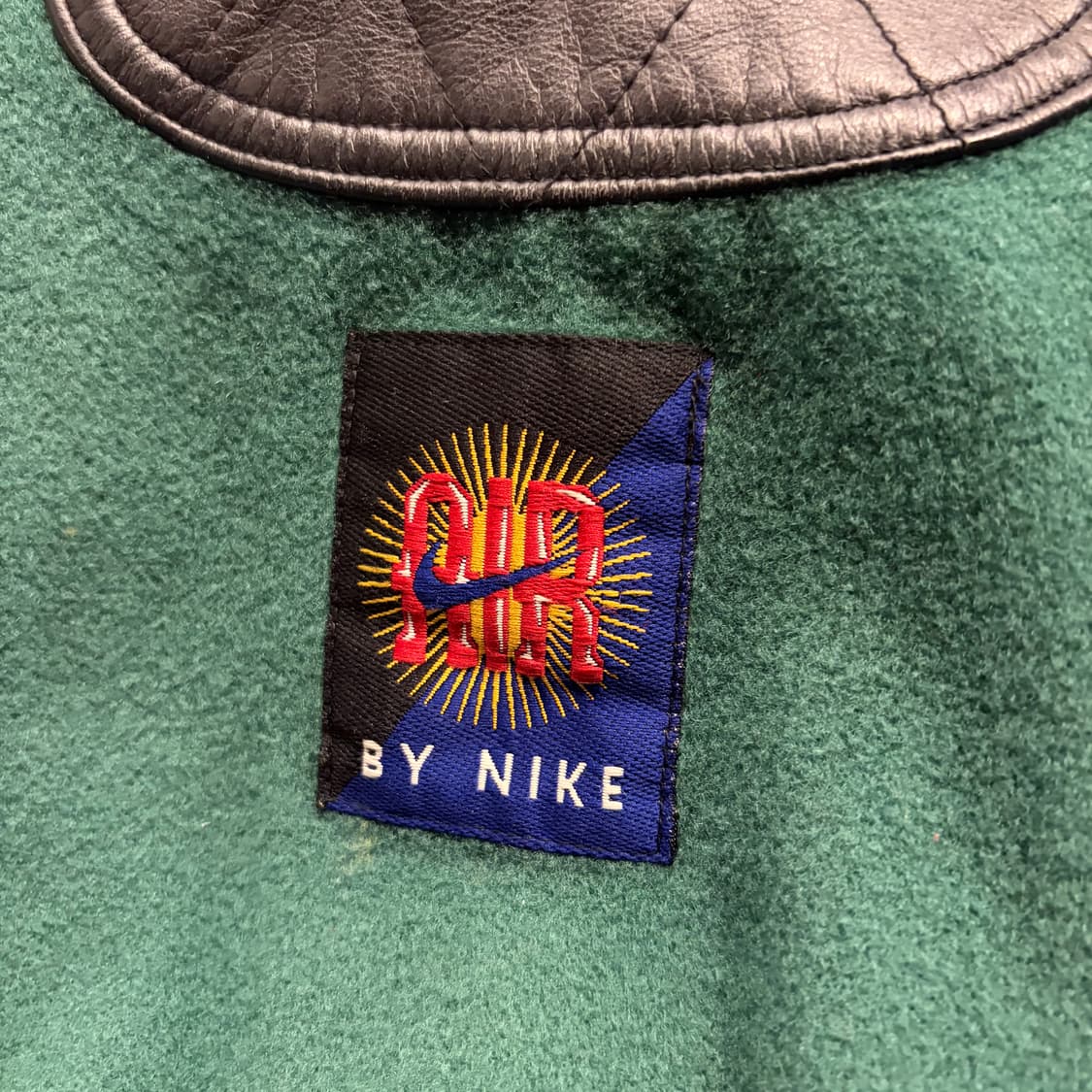 [95] 90s 나이키 올드스쿨 소가죽 스타디움 바시티 자켓 D482 상품이미지7