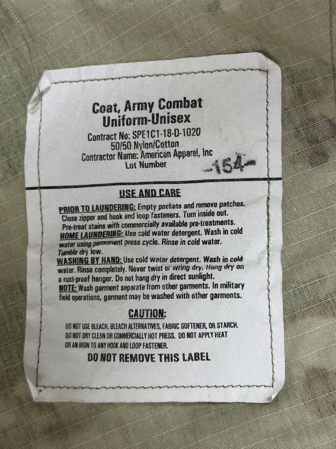 미군 OCP 전투복 상의 (M/R) (L) 상품이미지8