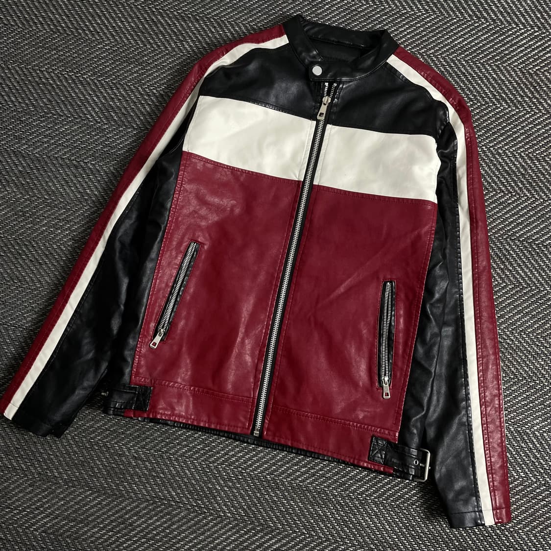 KATIE SETH 빈티지 카페레이서 레더 자켓y 3017 상품이미지1