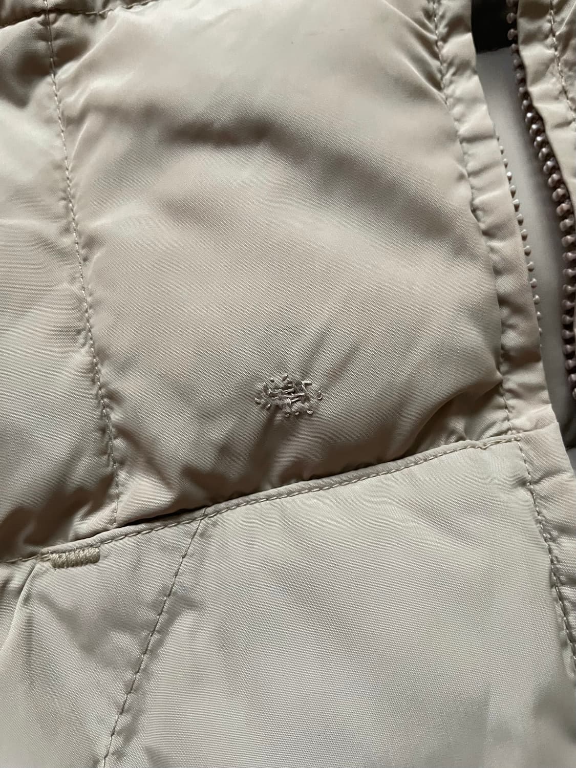 빈티지 80s 에디바우어 다운베스트 카키 40 상품이미지6