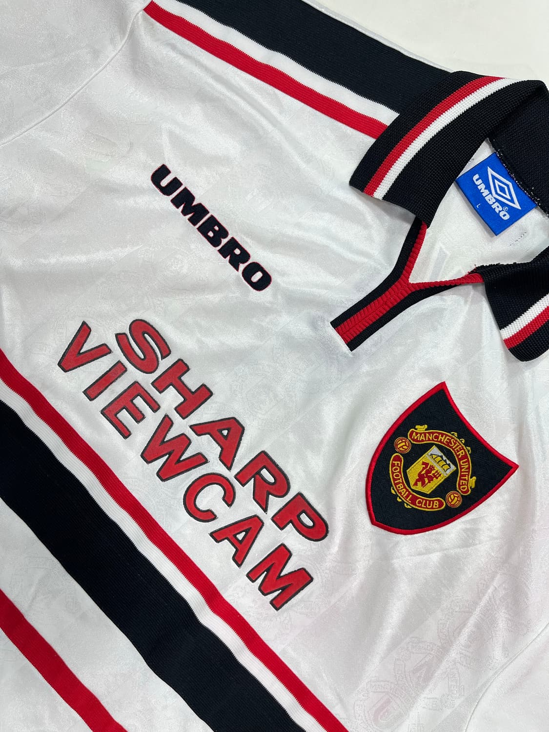 엄브로 97-98 맨체스터 유나이티드 FC 어웨이 베컴 상품이미지5