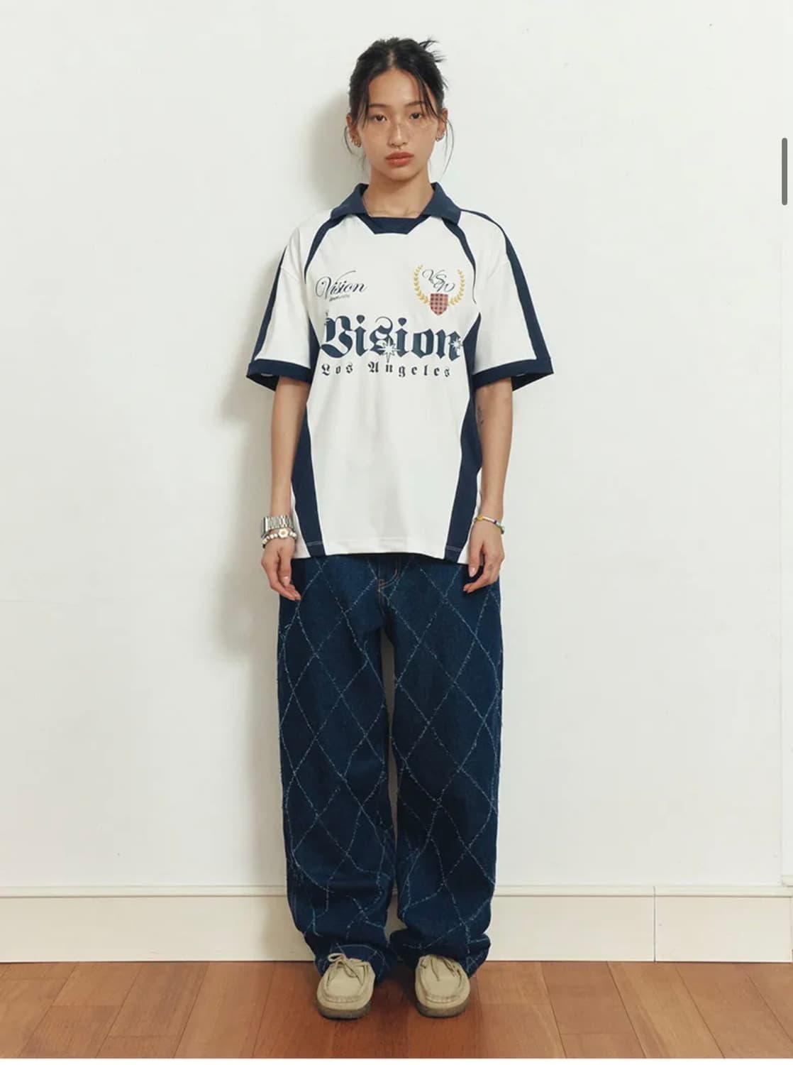 비전스트릿웨어 VSW Soccer Jersey(White) 상품이미지2