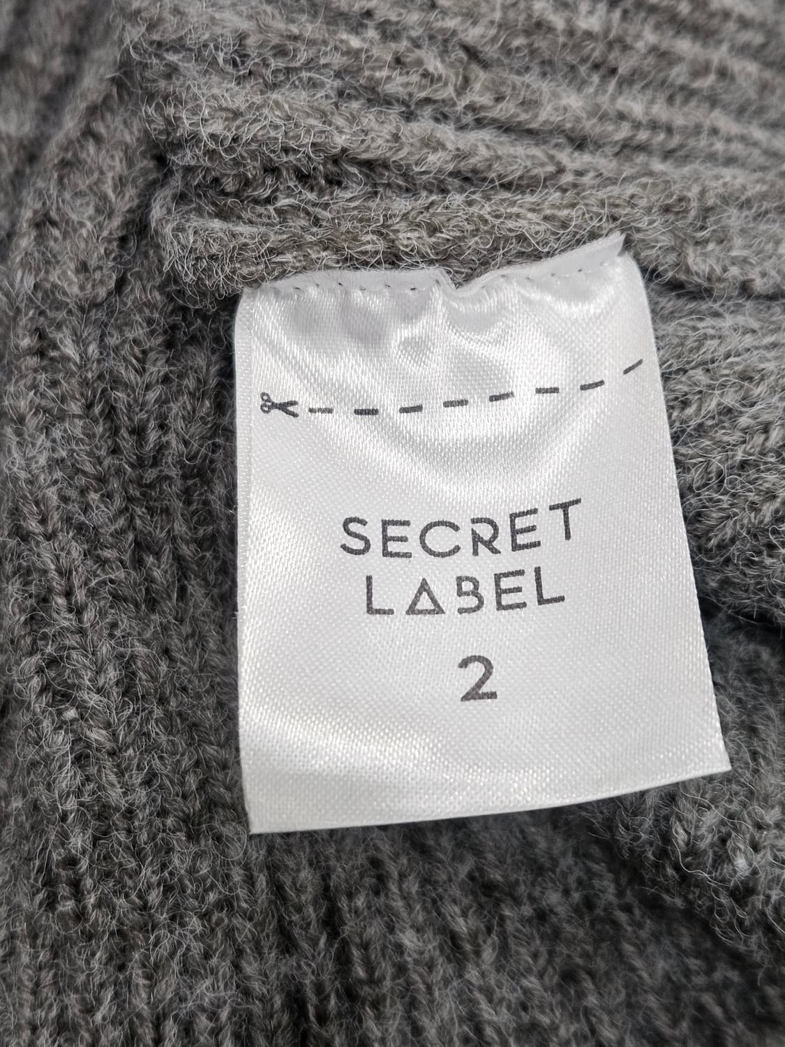 도톰 회색 니트 가디건 상품이미지3