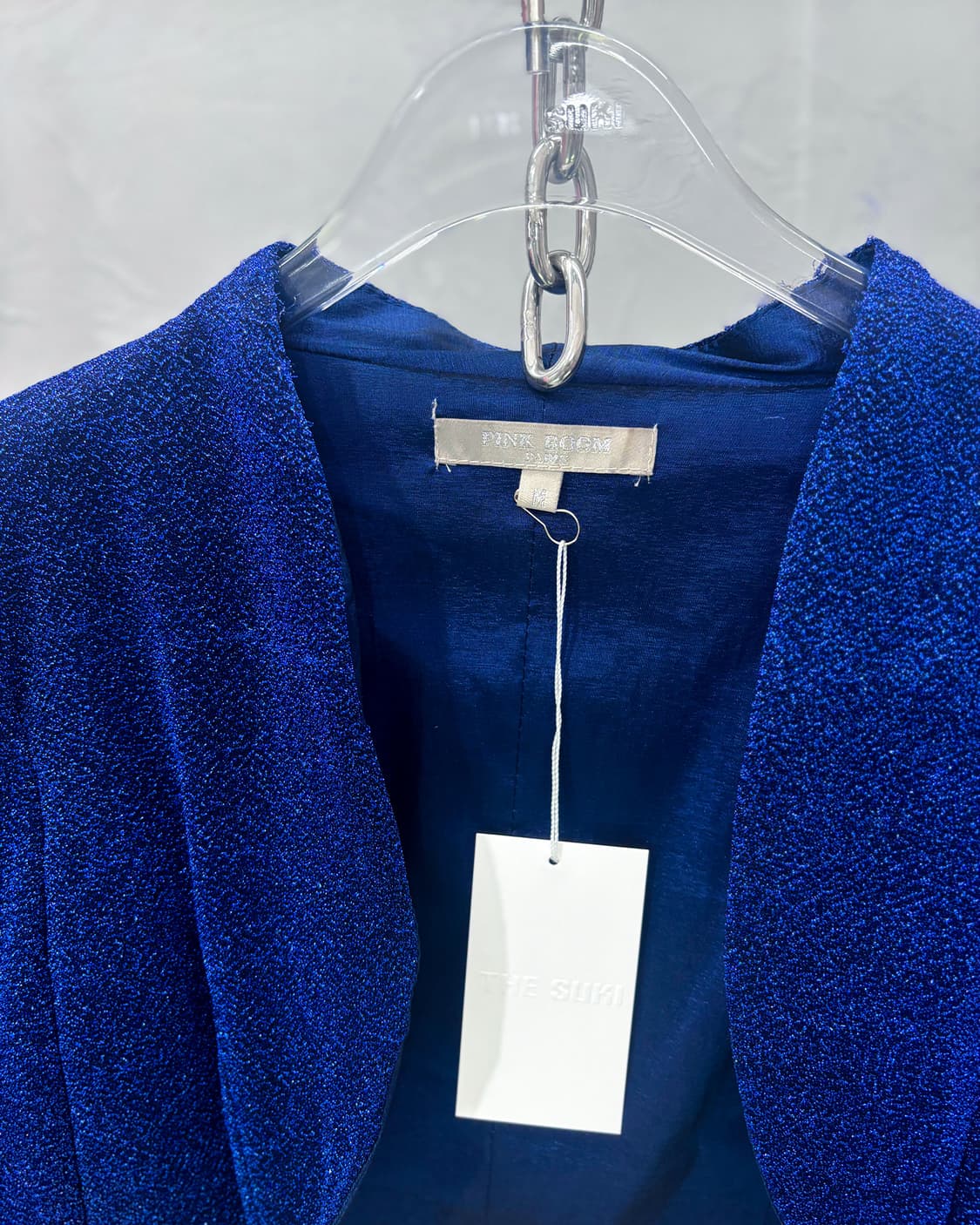 파리 블루 글리터 볼레로 상품이미지3